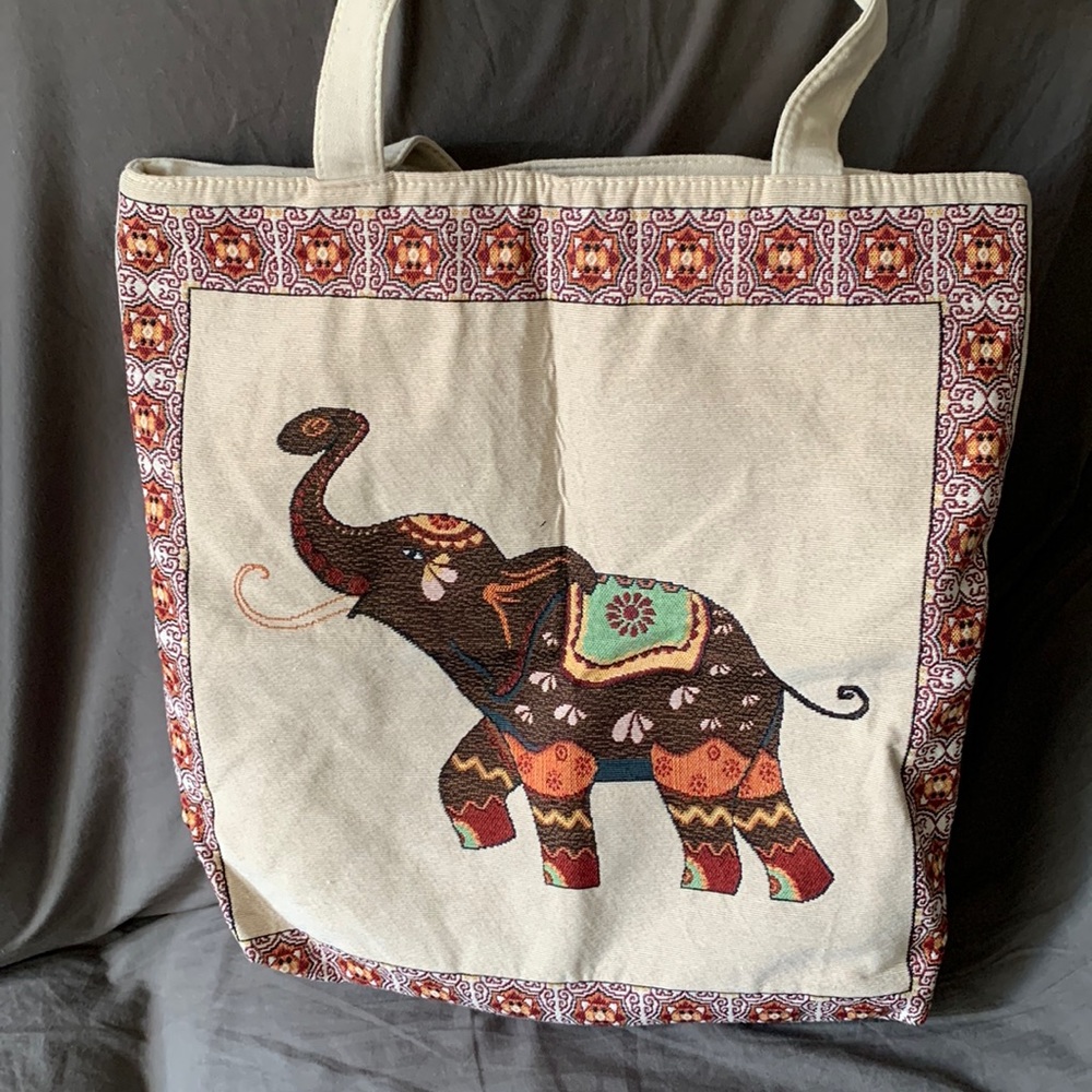 Big Elephant Tote Bag